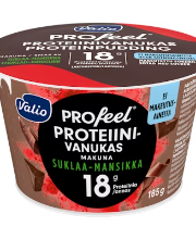 Valio PROfeel proteiinivanukas 185g suklaa-mansikka